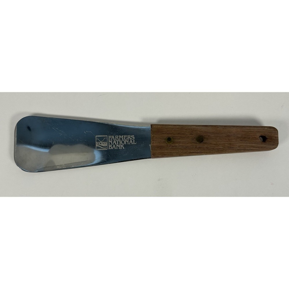 Vintage Stainless Steel Ice Cream Spade Scoop Wood Handle 9 1/2" Japan